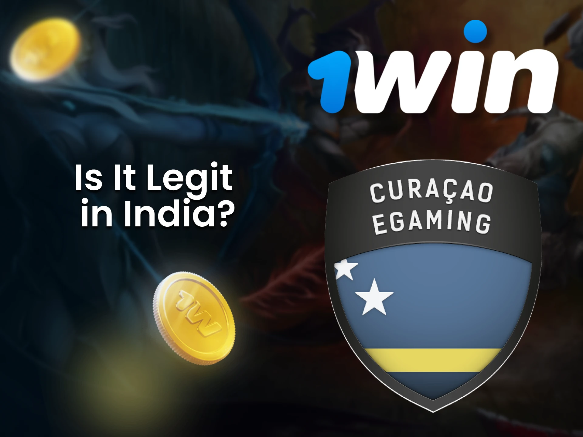 Betting on esports is absolutely legal on 1win.