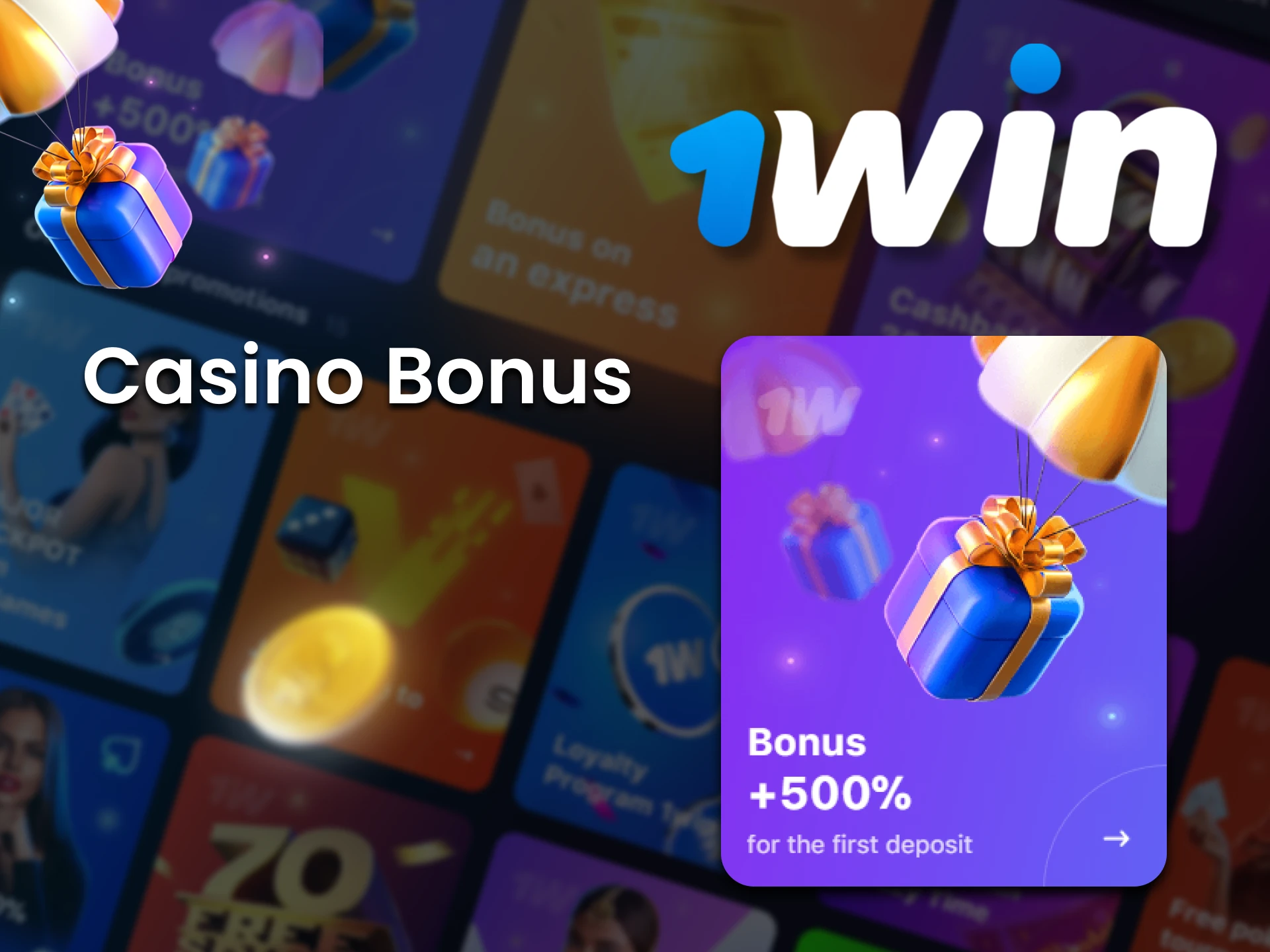 Get a +500% welcome bonus of up to 145,000 INR for 1Win football betting.