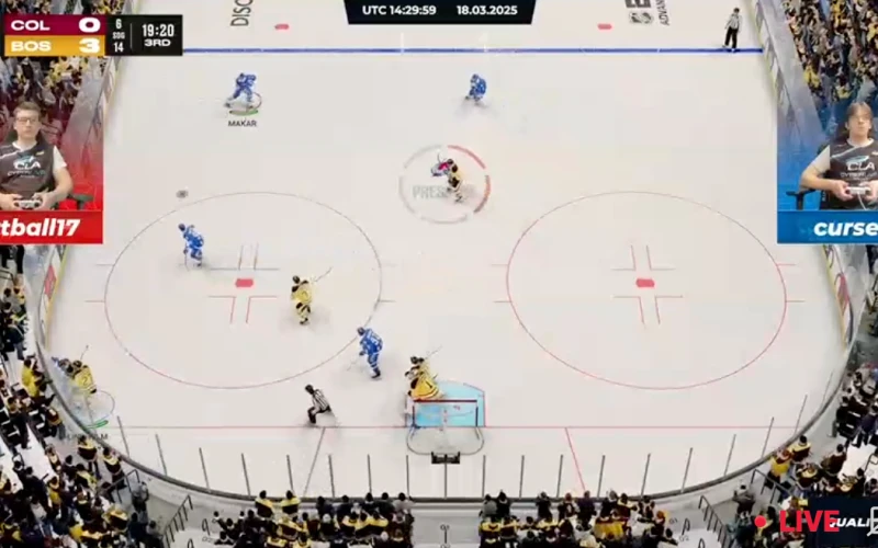 Try EHockey game simulator developed by Electronic Arts at 1Win.