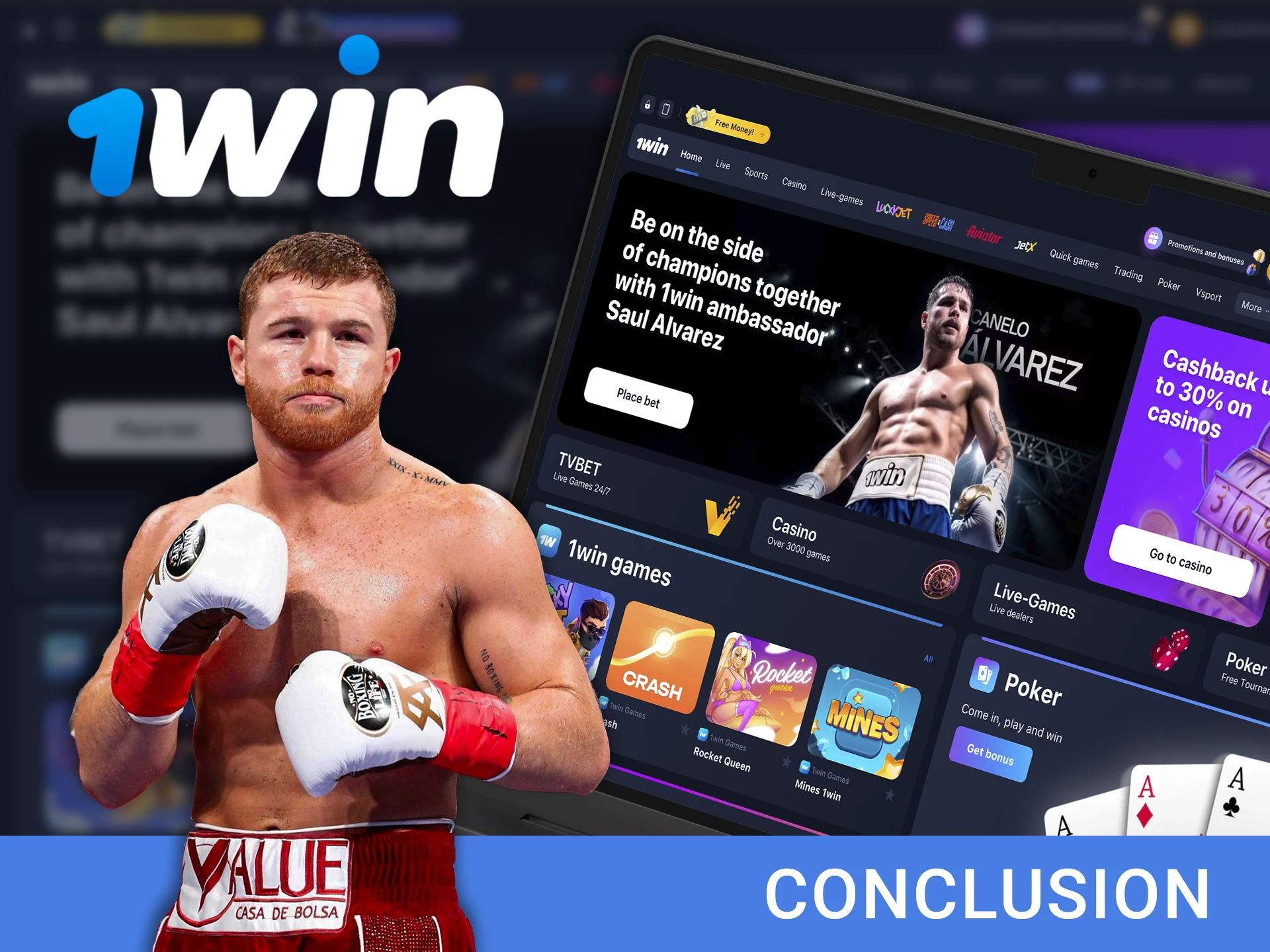 Follow Canelo Álvarez fights and make your predictions at 1win bookmaker.