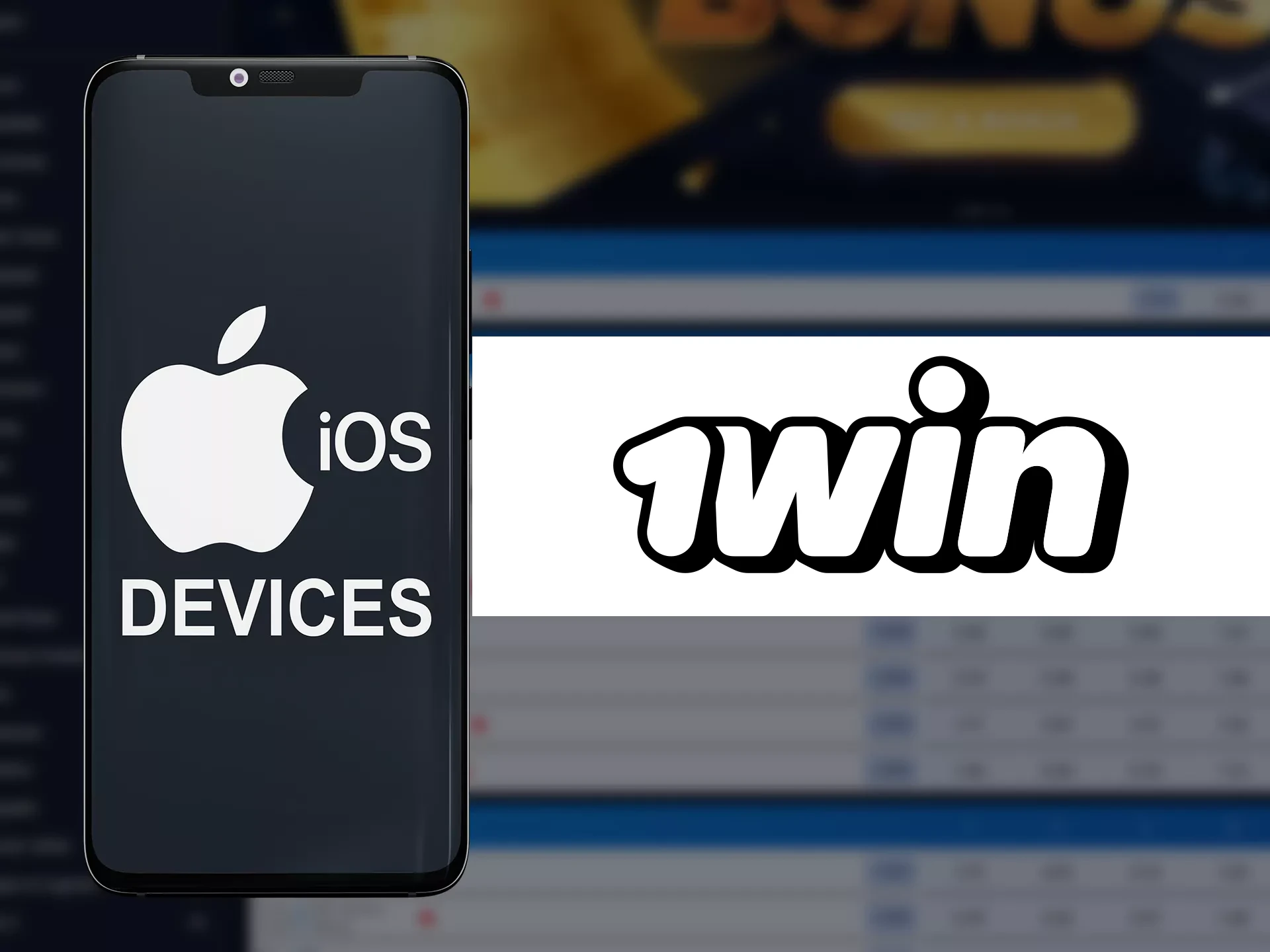 1win app can be installed on various iOS devices.