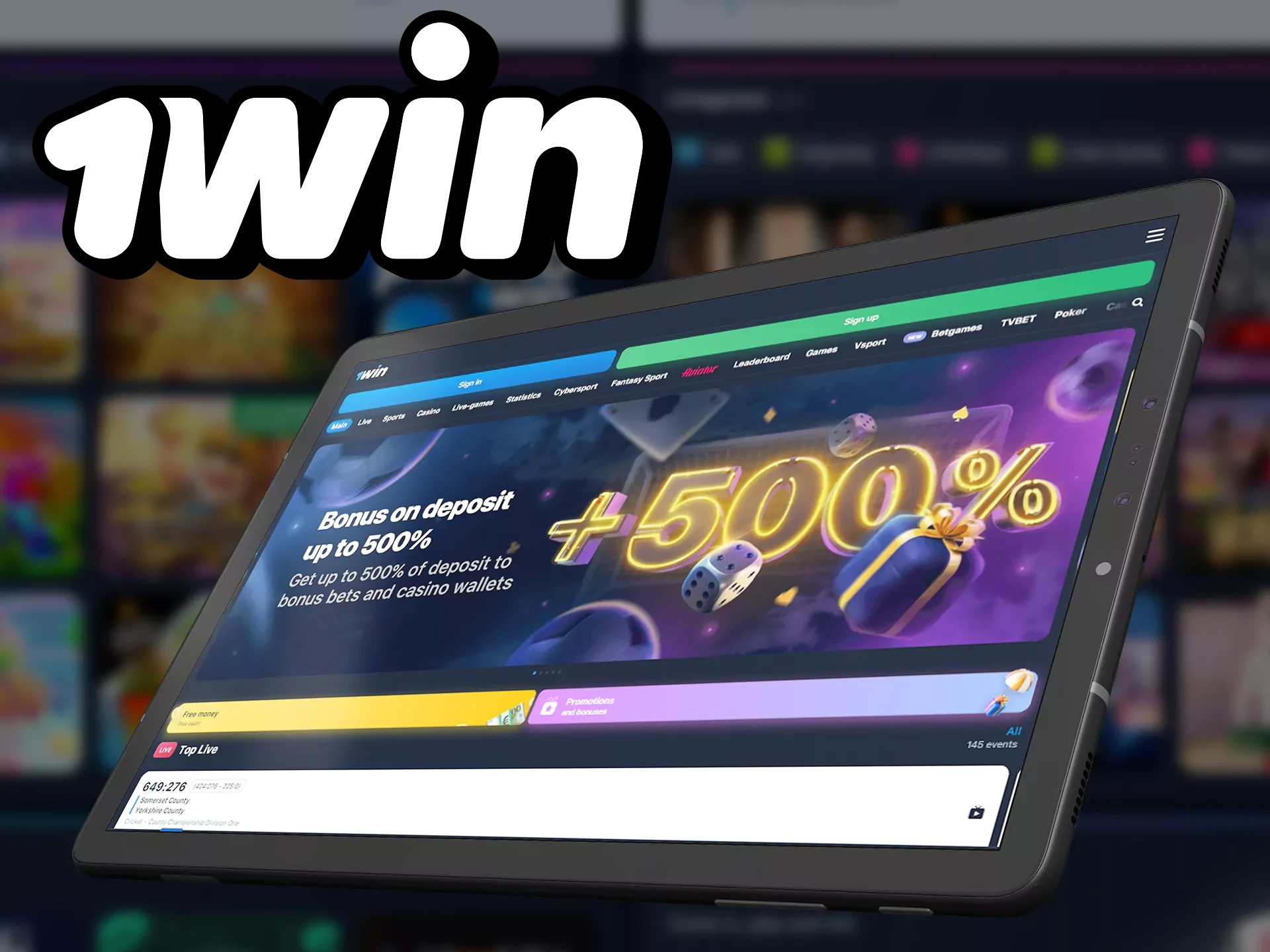 You can use 1win website on any device with mobile browser.