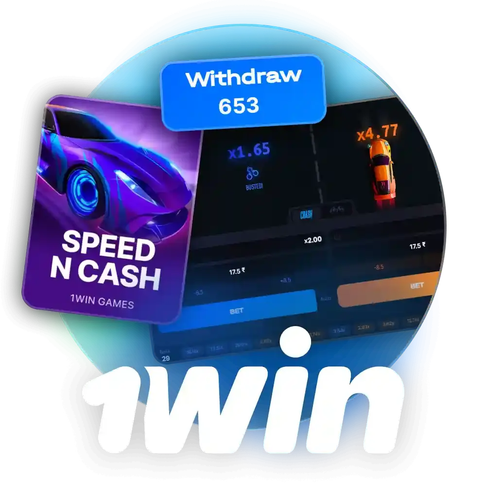 Play Speed & Cash at 1win and get a 500% bonus.